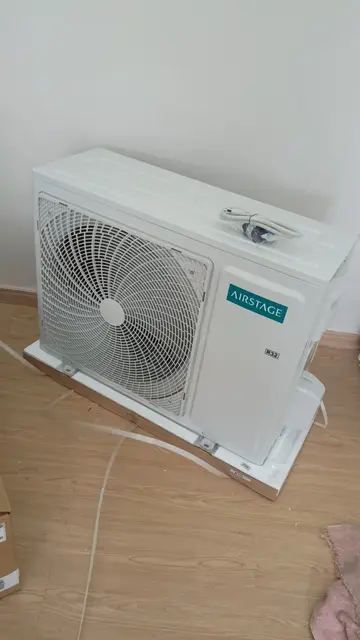 Unidade externa de ar-condicionado instalada pela MM-AR